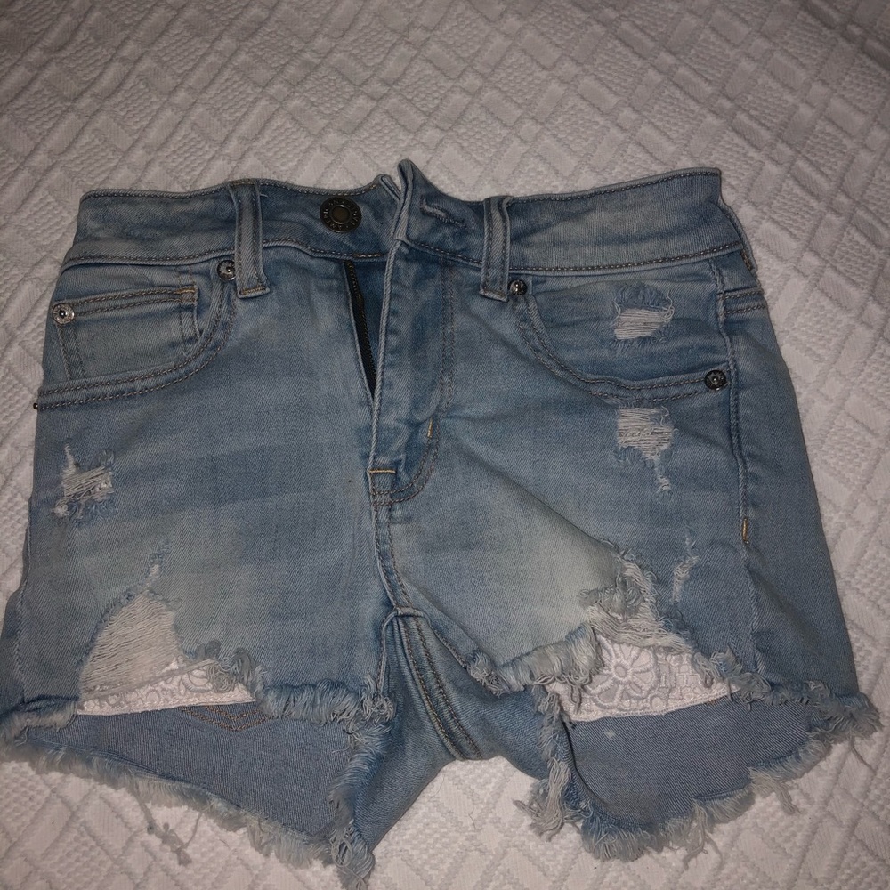AMERICAN EAGLE NEXT LEVEL STRETCH JEAN SHORTS